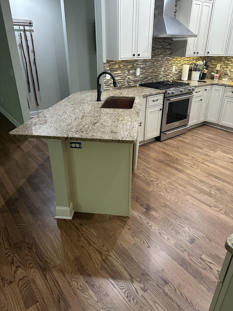 After: kitchen water damage completed by Willard's Restoration