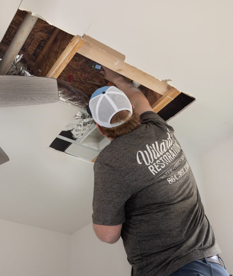 Willard's Restoration crew at work