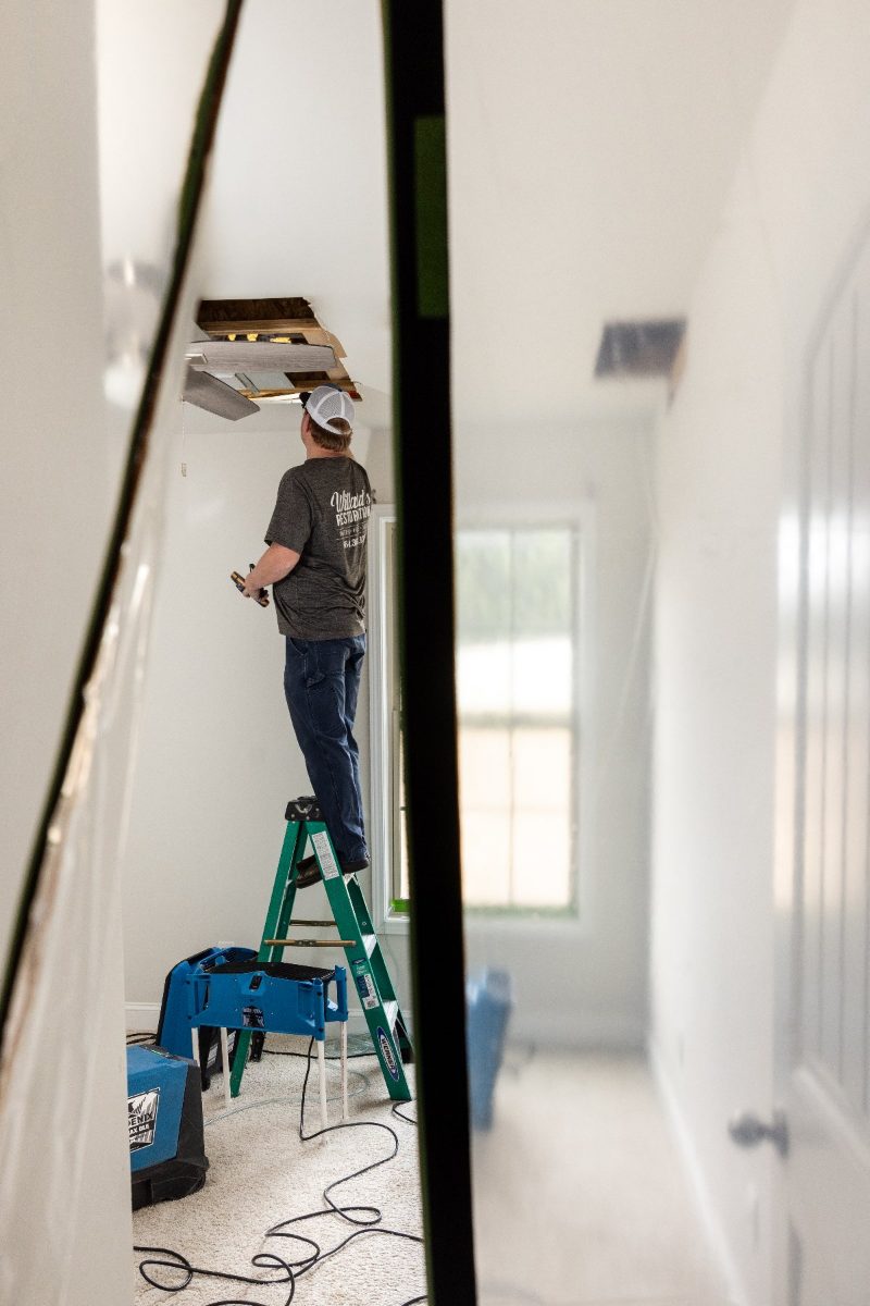 Willard's Restoration crew at work